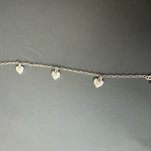 Sterling silver Heart Charm Bracelet - Picture 5 of 6